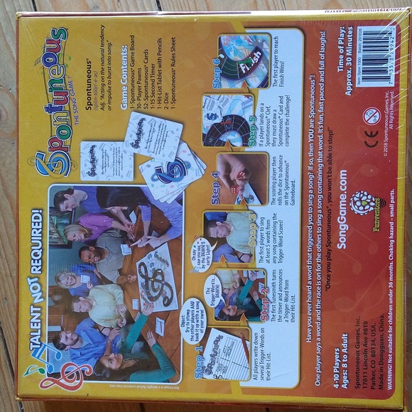 Sing Game - Spontuneous Ages 8 Up & 4 - 10 Players - Picture 2 of 5